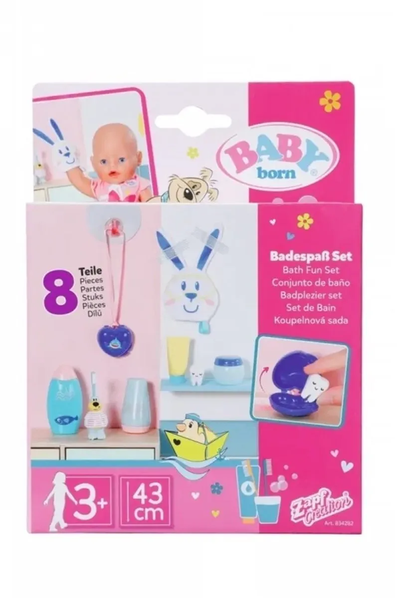 Baby Born Badplezier-set 834282 - Meerkleurig