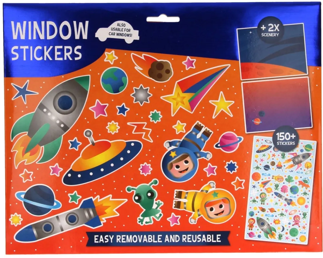 ThimbleToys Window Stickers - Multi Kleuren