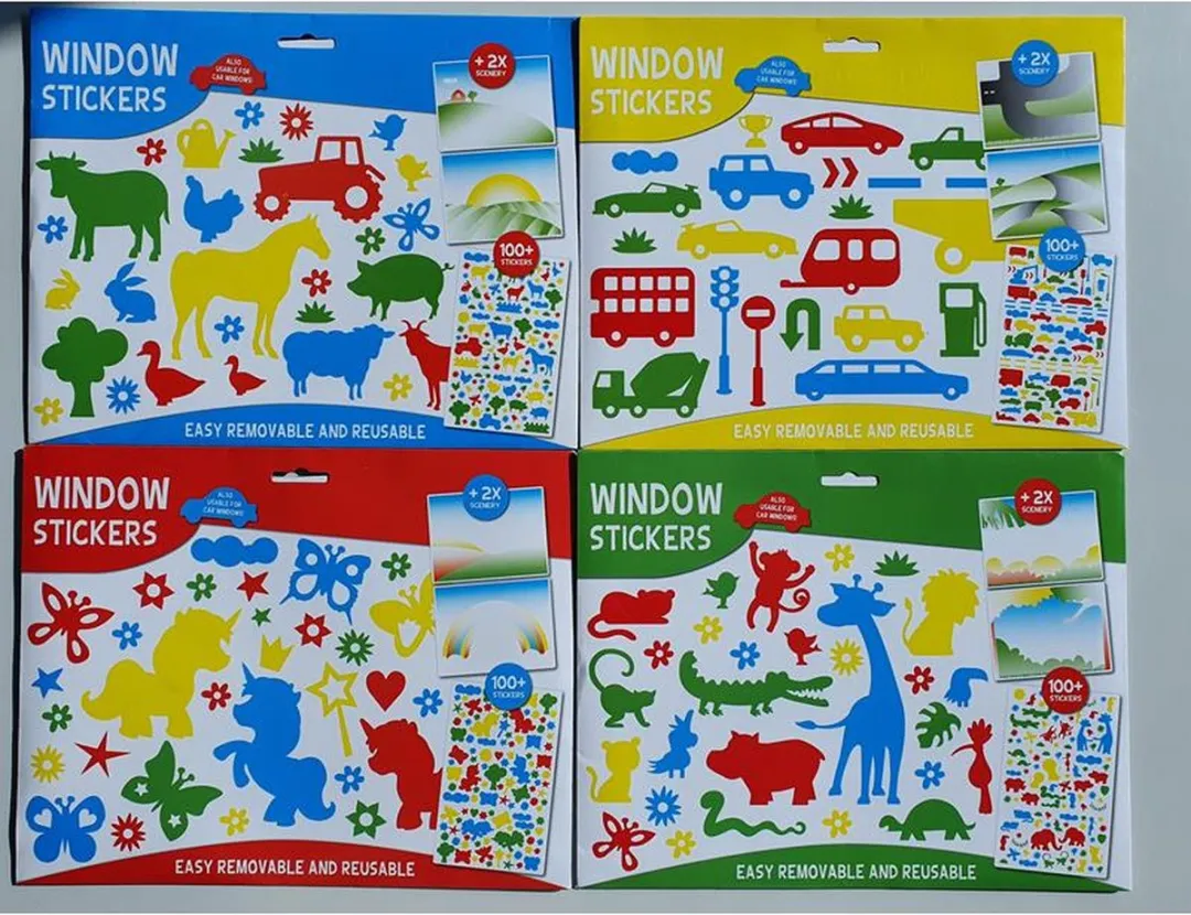 ThimbleToys Window Stickers - Multi Kleuren - afbeelding 6 van 6