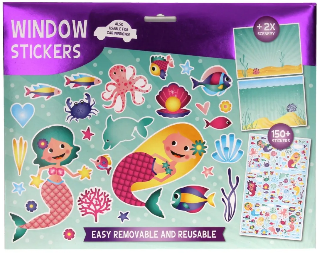 ThimbleToys Window Stickers - Multi Kleuren