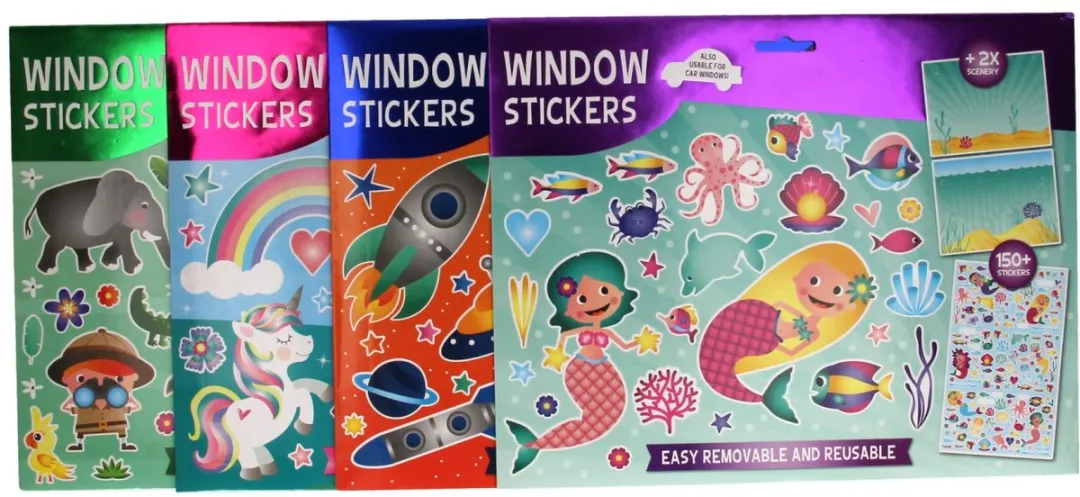 ThimbleToys Window Stickers - Multi Kleuren