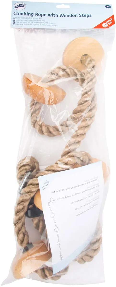 Small Foot Klimladder Houten Opstapjes 190cm - Rood