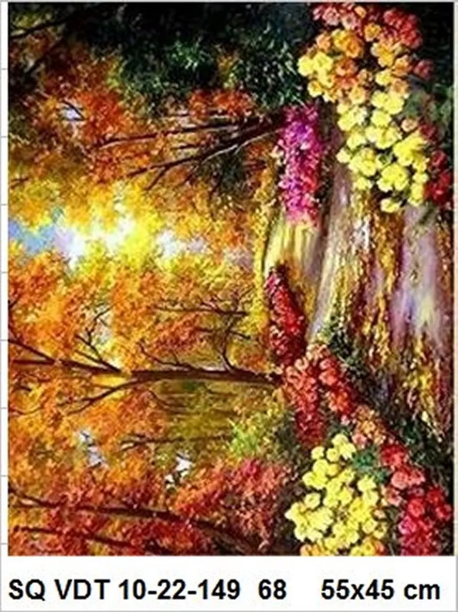 VDTOYS Diamond Painting VDTA068 PARK - Groot formaat 55x45cm