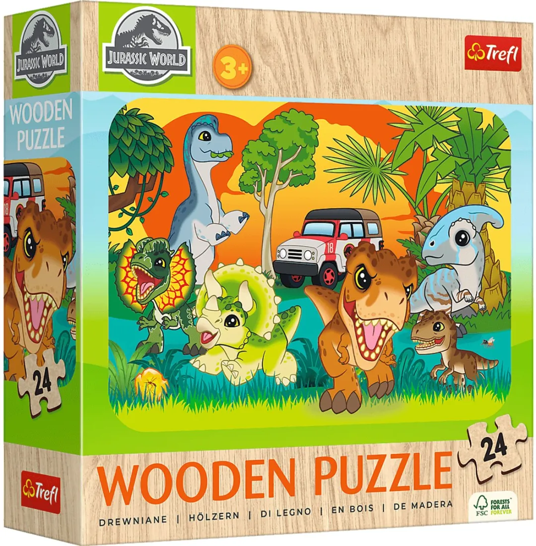 Trefl Jurassic World Houten Puzzel 7024 Stuks