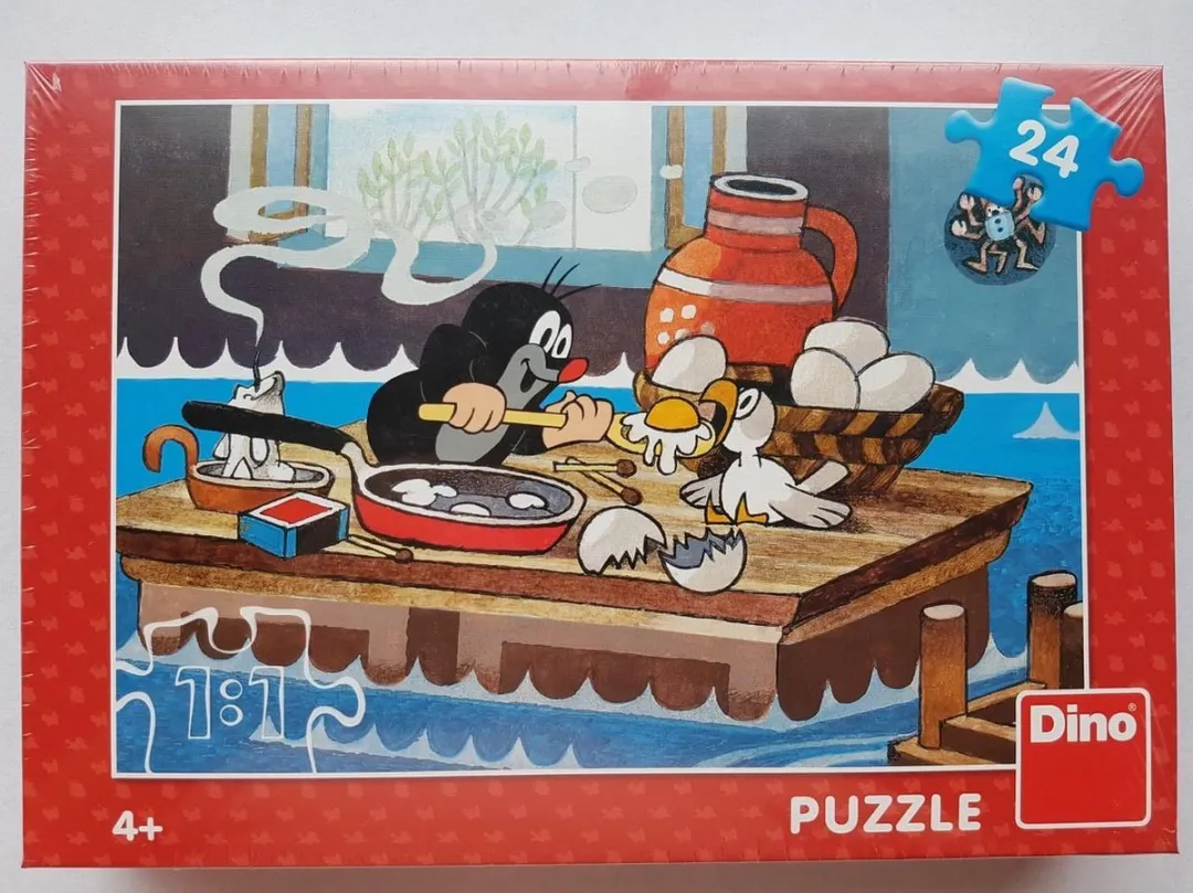 Dino Toys Puzzle Molletje 24 Stuks