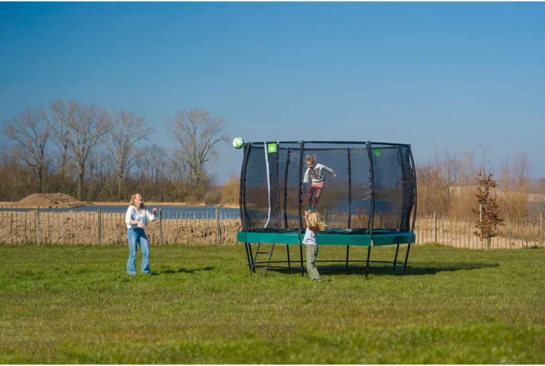EXIT Lotus Premium Trampoline Ø427cm - Zwart