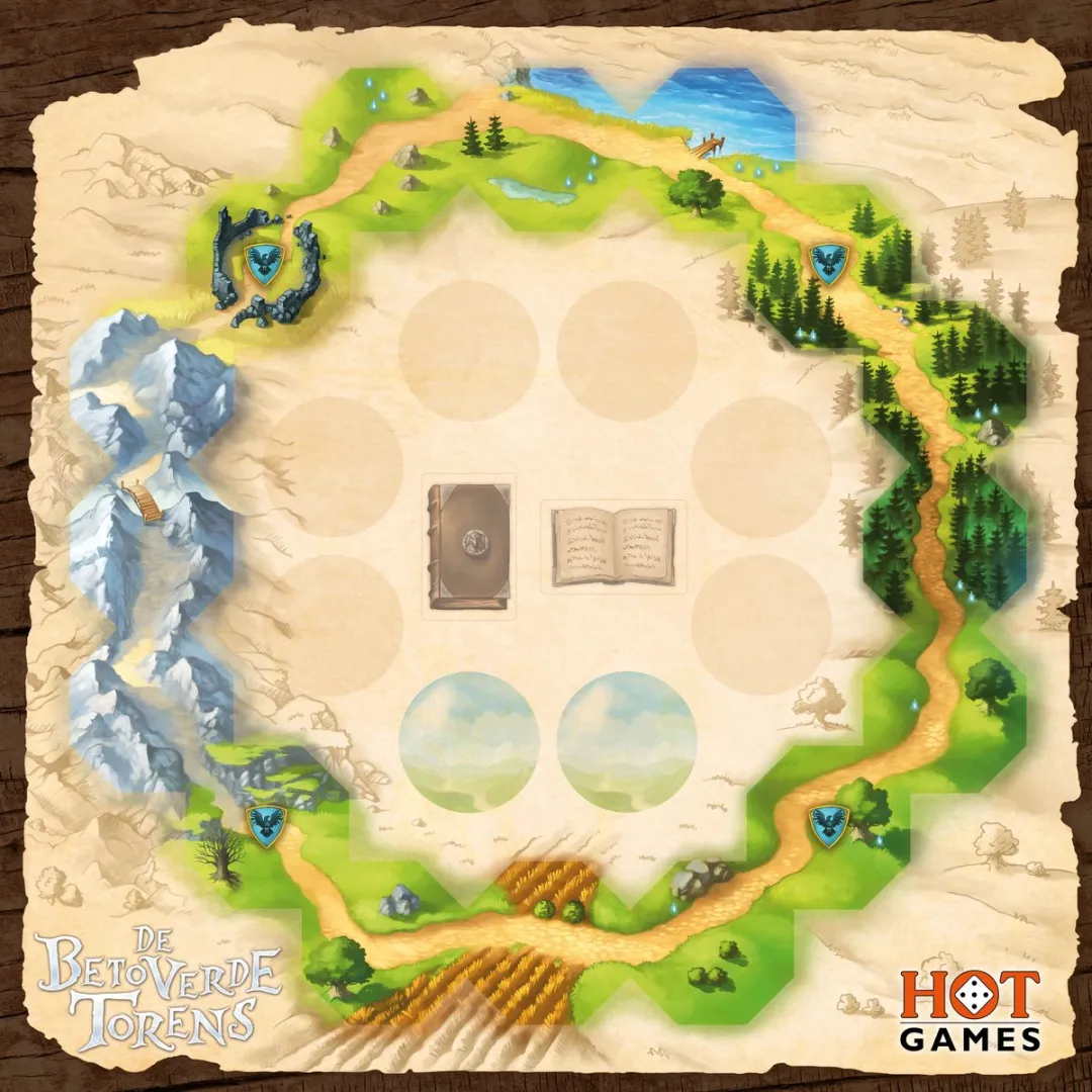 HOT Games Playmat PVC voor De Betoverde Torens.