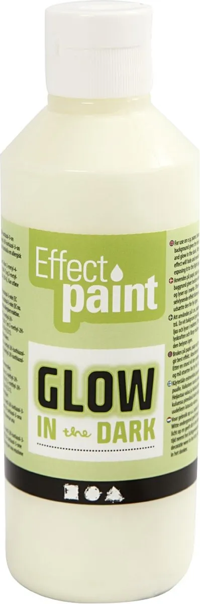 Creativ Company Glow-in-the-Dark Verf Groengeel 250ml