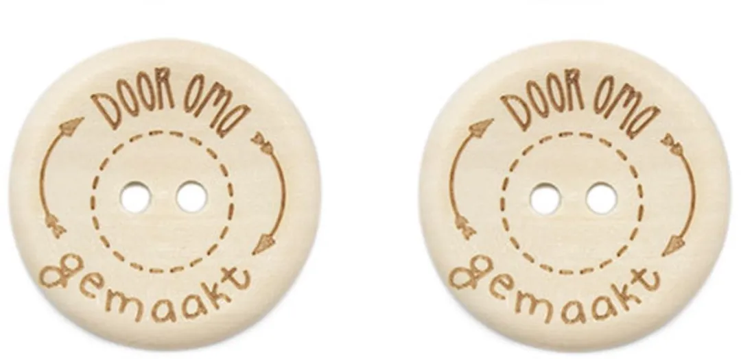 Durable Houten Knopen 30mm