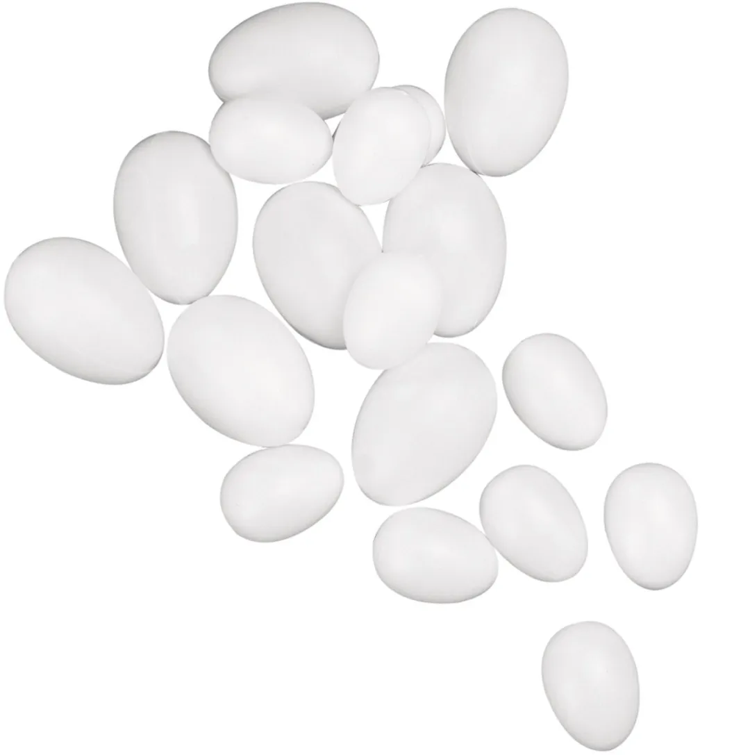 Rayher Plastic Eieren 250 Stuks