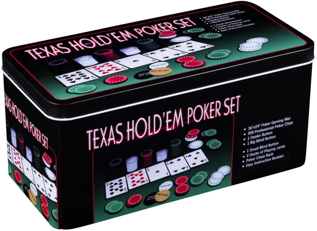 HOT Games Texas Hold'em Pokerset 620860 - 200 Stuks