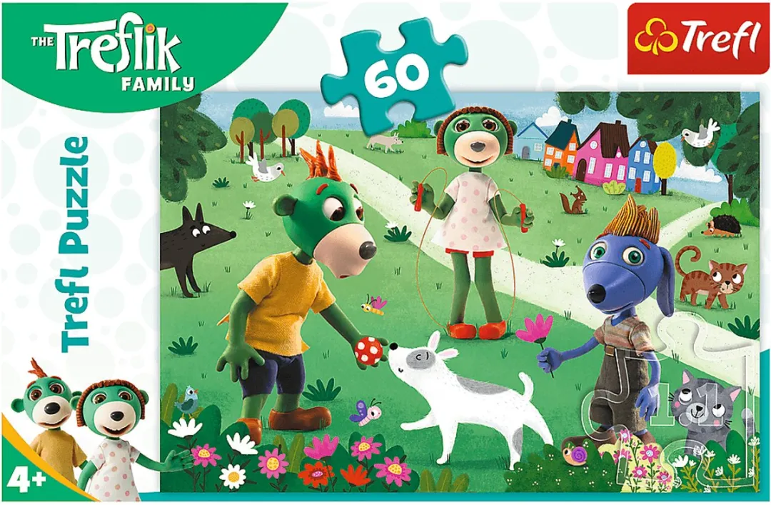 Trefl Stripfiguren Puzzel 60 Stuks - Meerkleurig