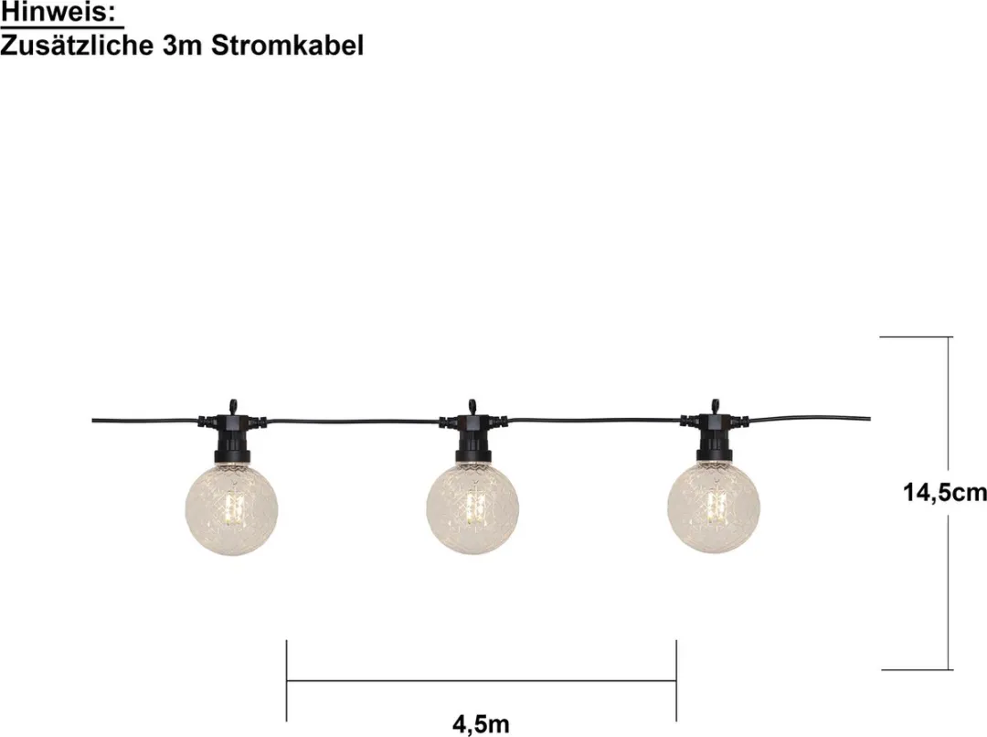 Star Trading LED Circus Bomb Sierverlichting - Buiten Warm Wit