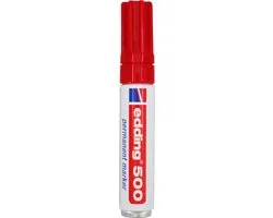 edding 500 Schuin Rood Viltstift - 10 Stuks