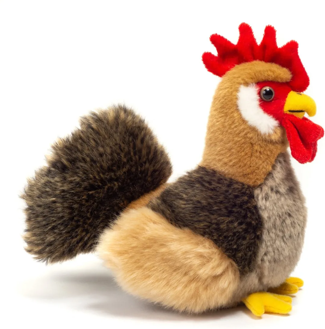 Teddy Hermann Knuffeldier Haan/Kip - Lichtbruin 17cm