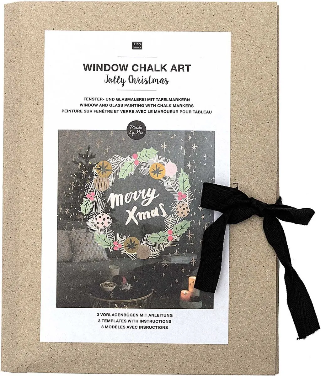 Rico Design Window Chalk Art Templates Jolly Christmas