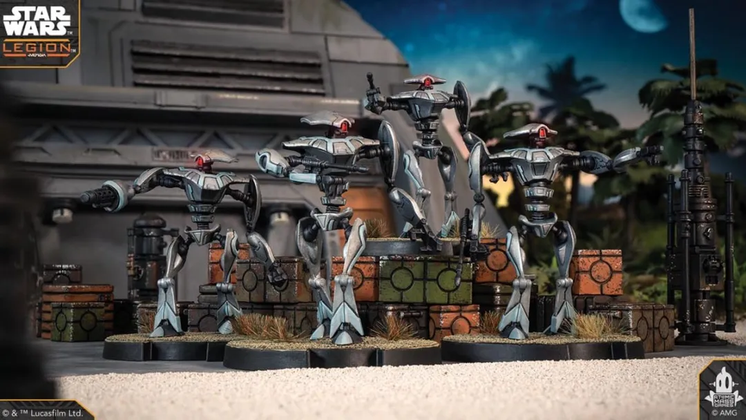 Atomic Mass Games Star Wars Legion SWQ136 Aqua Droid Unit - Ongeverfd