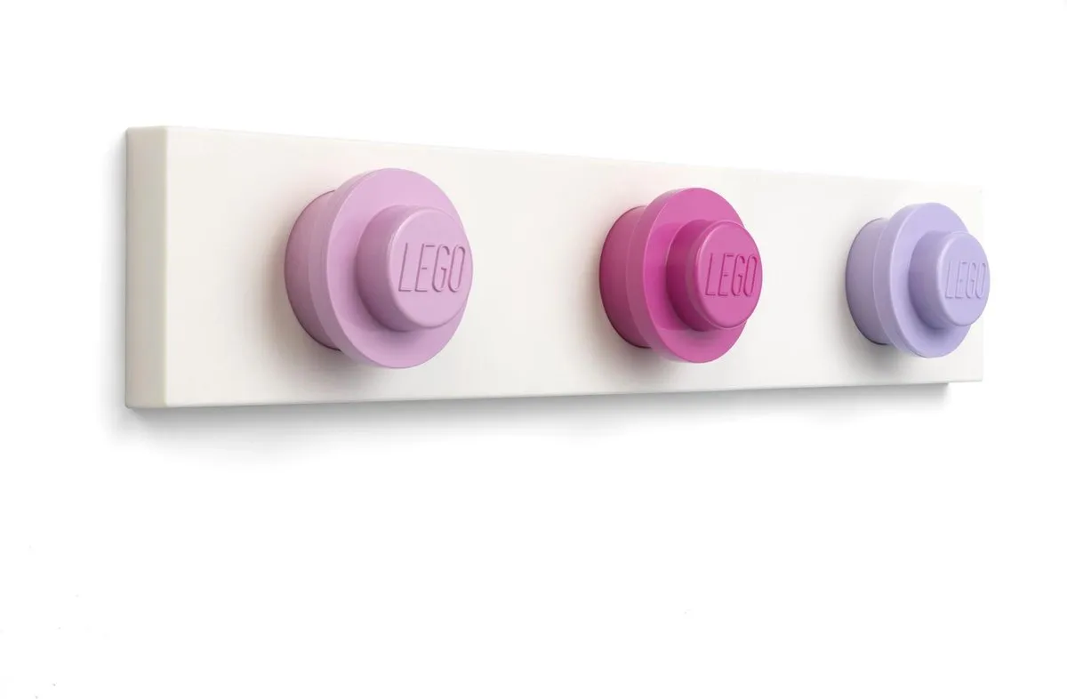 LEGO Iconic Wandhanger Kapstok - 3 Haken Multicolor