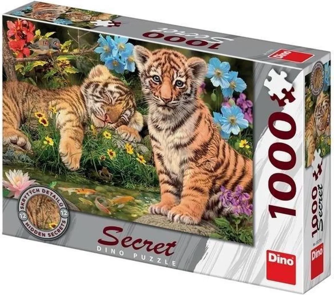 Dino Toys Secret Puzzel Tijgerbabies 1000 Stuks