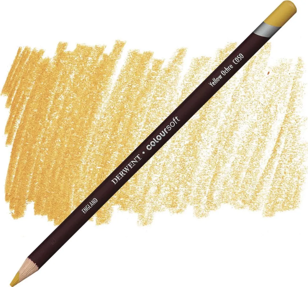 Derwent Coloursoft Potlood Yellow Ochre C050