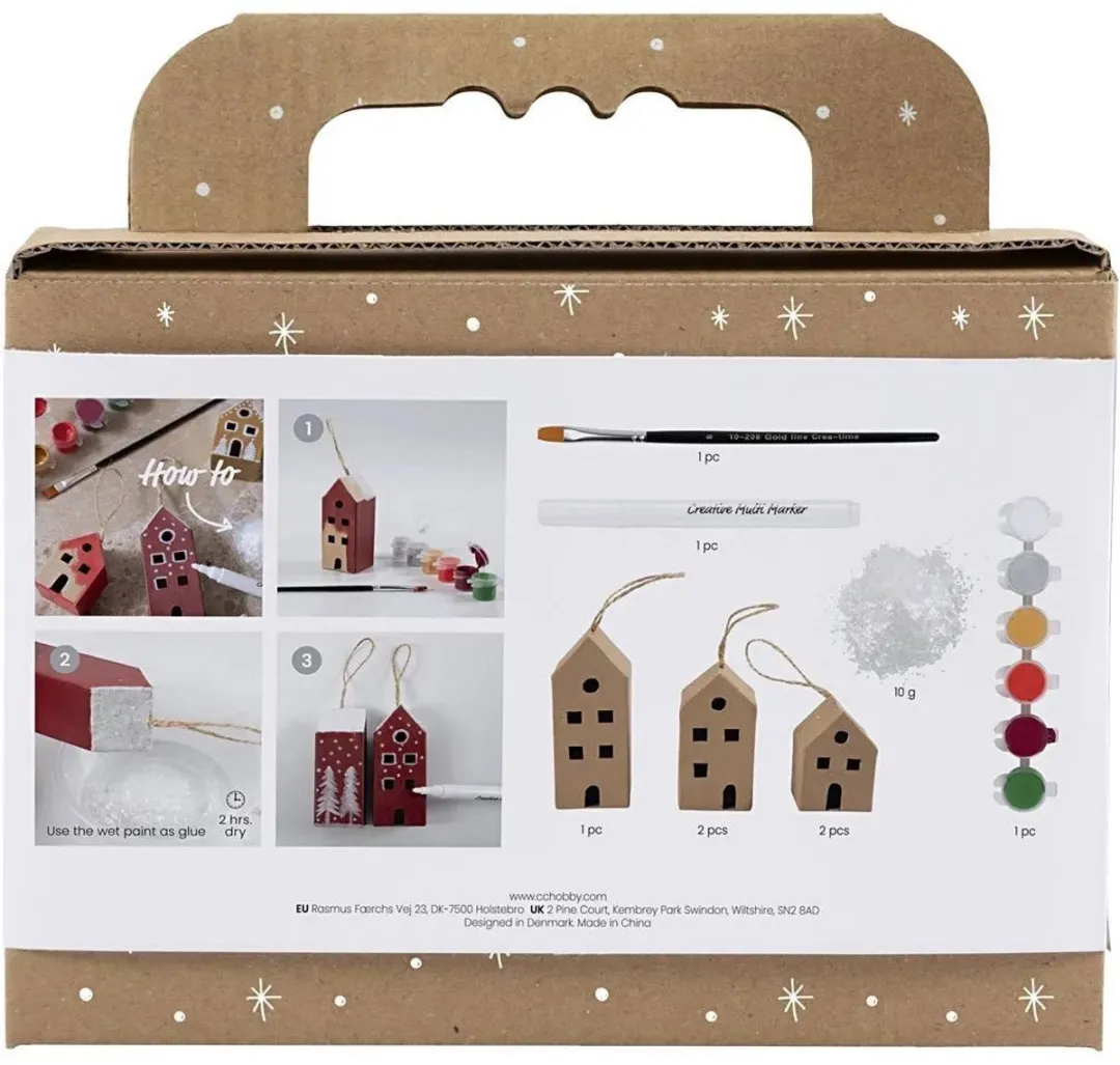 Creativ Company Mini Hobbyset Kerstverf Multicolor