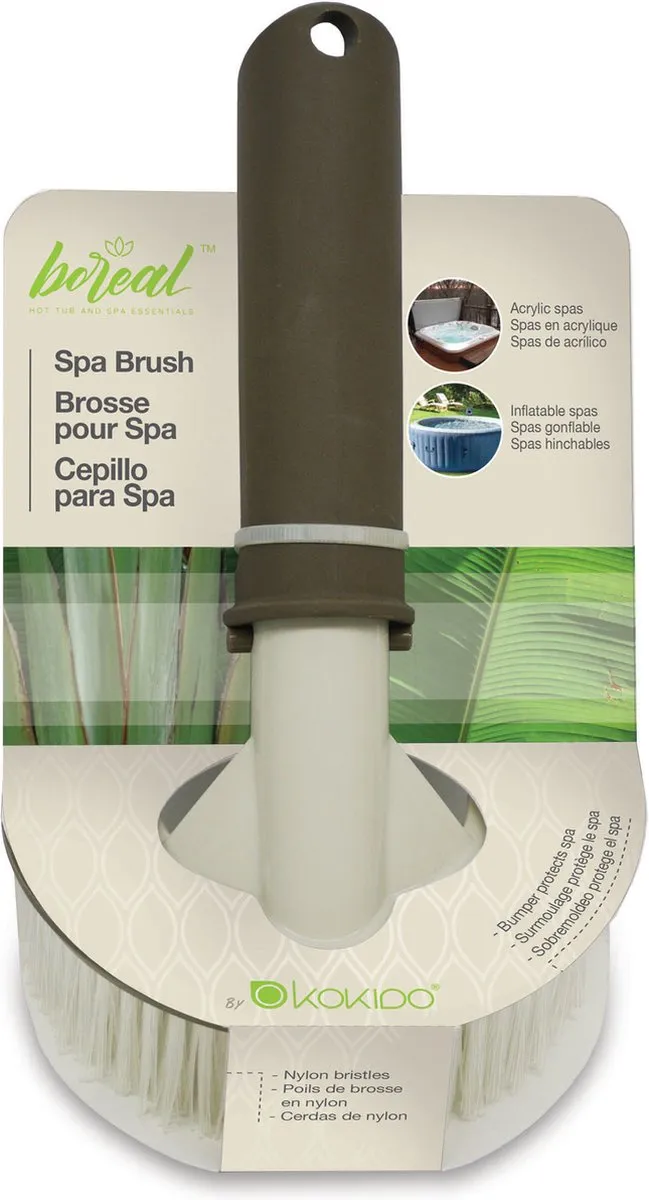 Kokido WB15CB/SPA Handmatige Zwembadborstel - Bruin/Wit