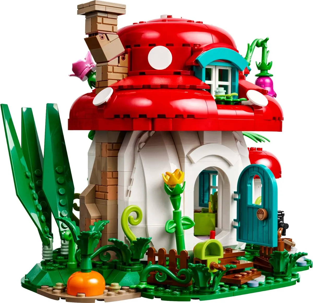 LEGO Mushroom House 910037 - 964 Stukken - 3 Minifiguren