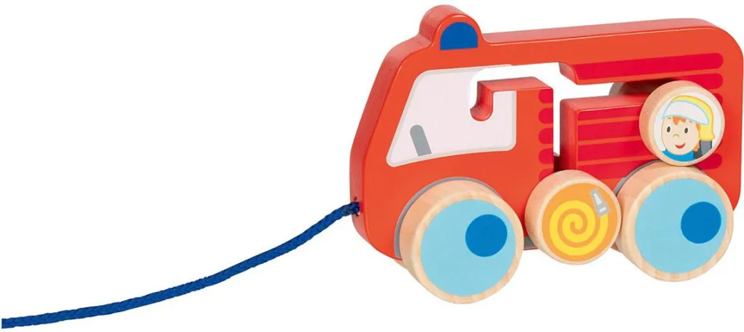 Goki Houten Brandweerfiguur 112 - Rood