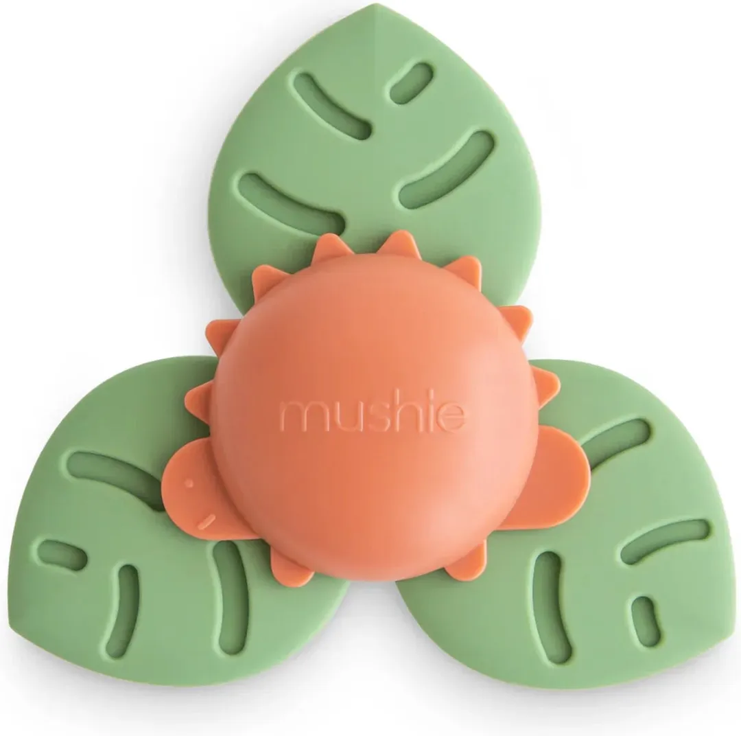 Mushie Babyspeeltje Spinner Dino Zuignap