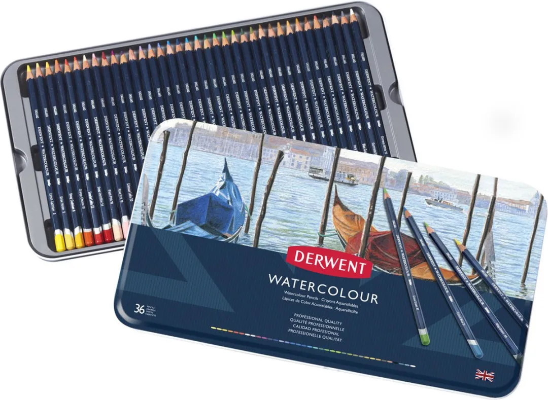 Derwent Watercolour Kleurpotloden 36 Stuks - Multicolor