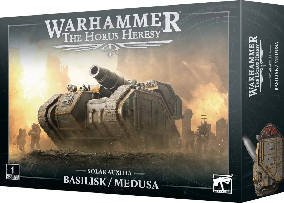Games Workshop Horus Heresy Solar Auxilia Basilisk/Medusa