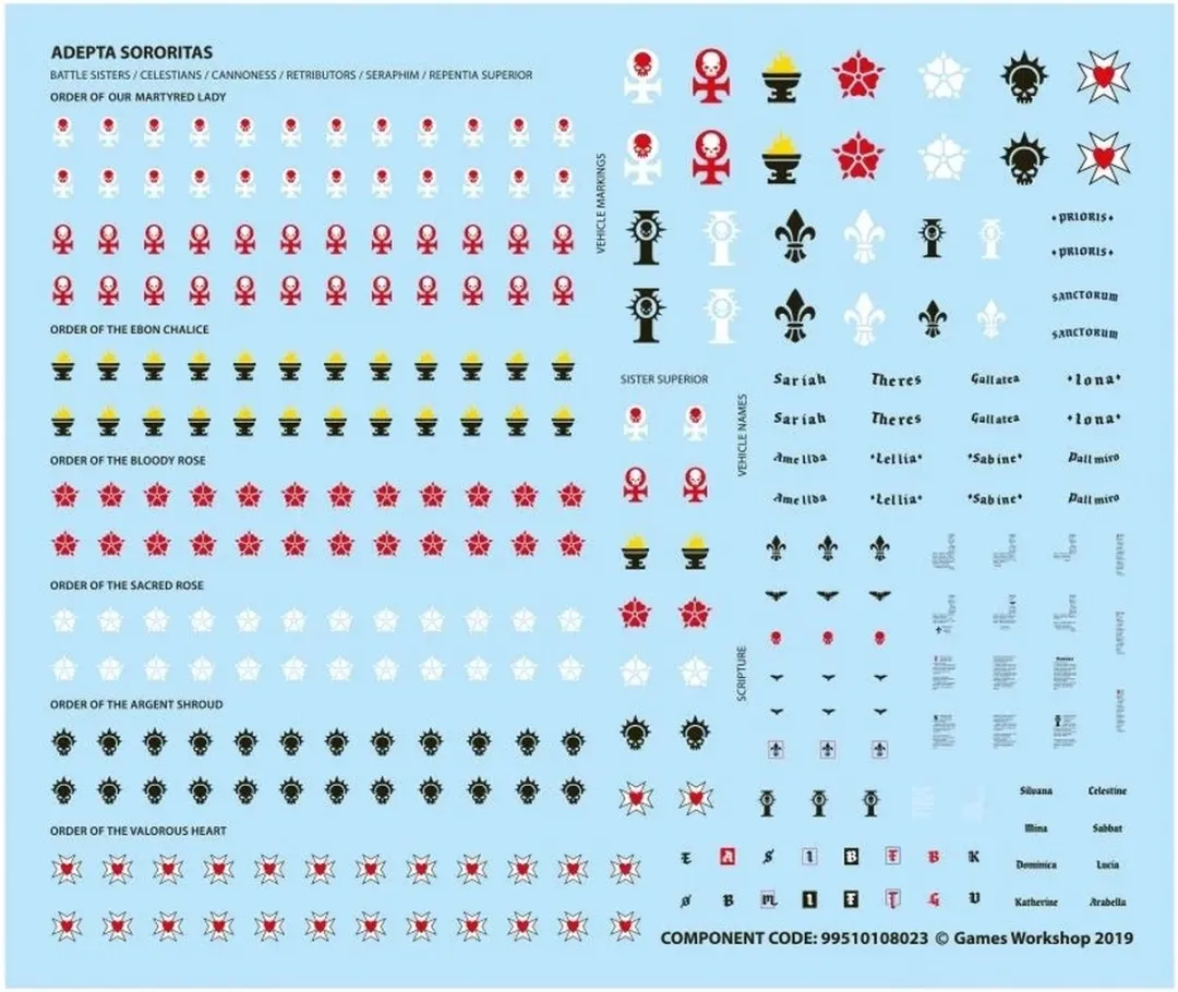 Games Workshop Adepta Sororitas Battle Sisters Squad - 11 Onderdelen
