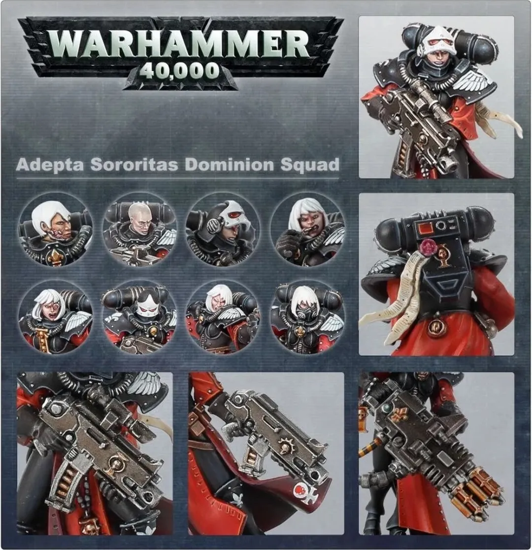 Games Workshop Adepta Sororitas Battle Sisters Squad - 11 Onderdelen