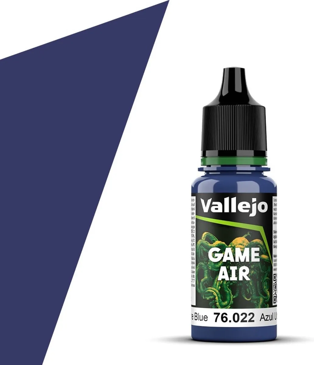 Vallejo Hobbyverf Acryl 76022 Game Air Ultramarine Blue