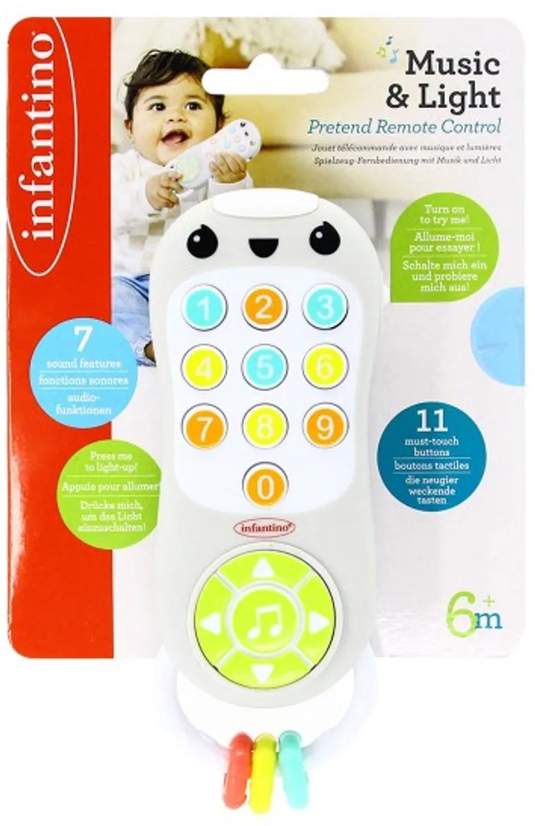 Infantino Music & Light Afstandsbediening - Grijs/Multicolor