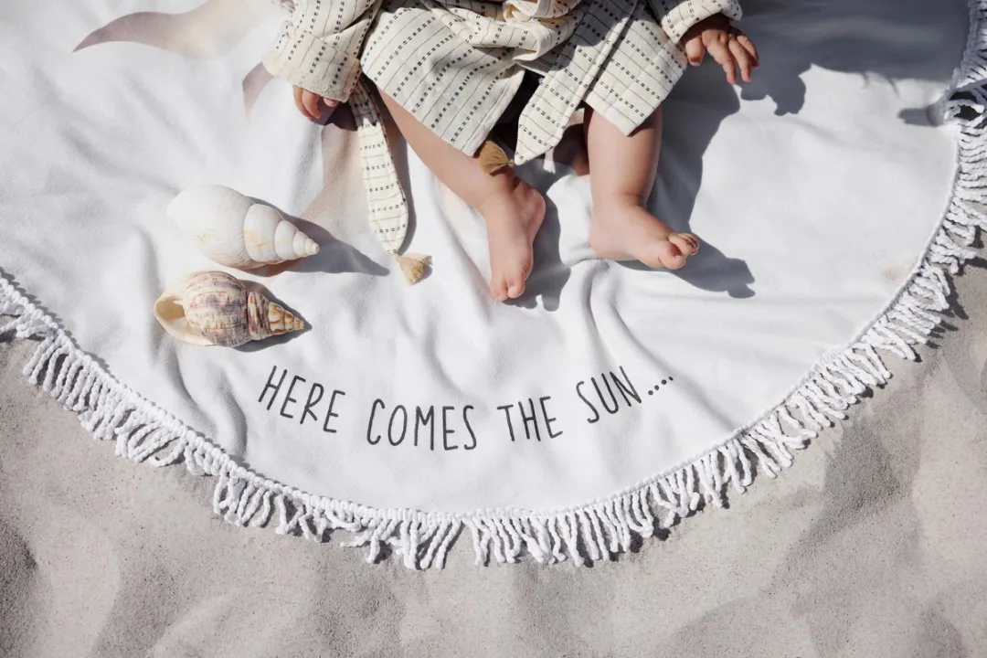 Elodie Picknick Deken The Sun - Wit