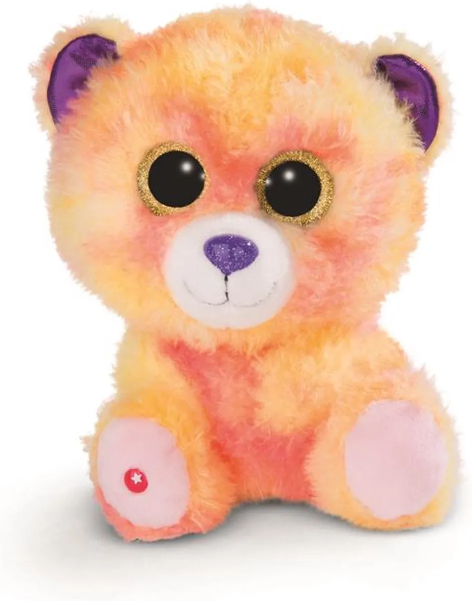 Nici Glubschis Junior Knuffelbeer 25cm - Oranje