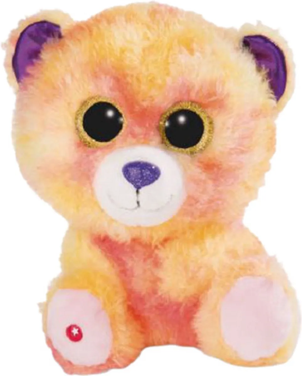 Nici Glubschis Junior Knuffelbeer 25cm - Oranje