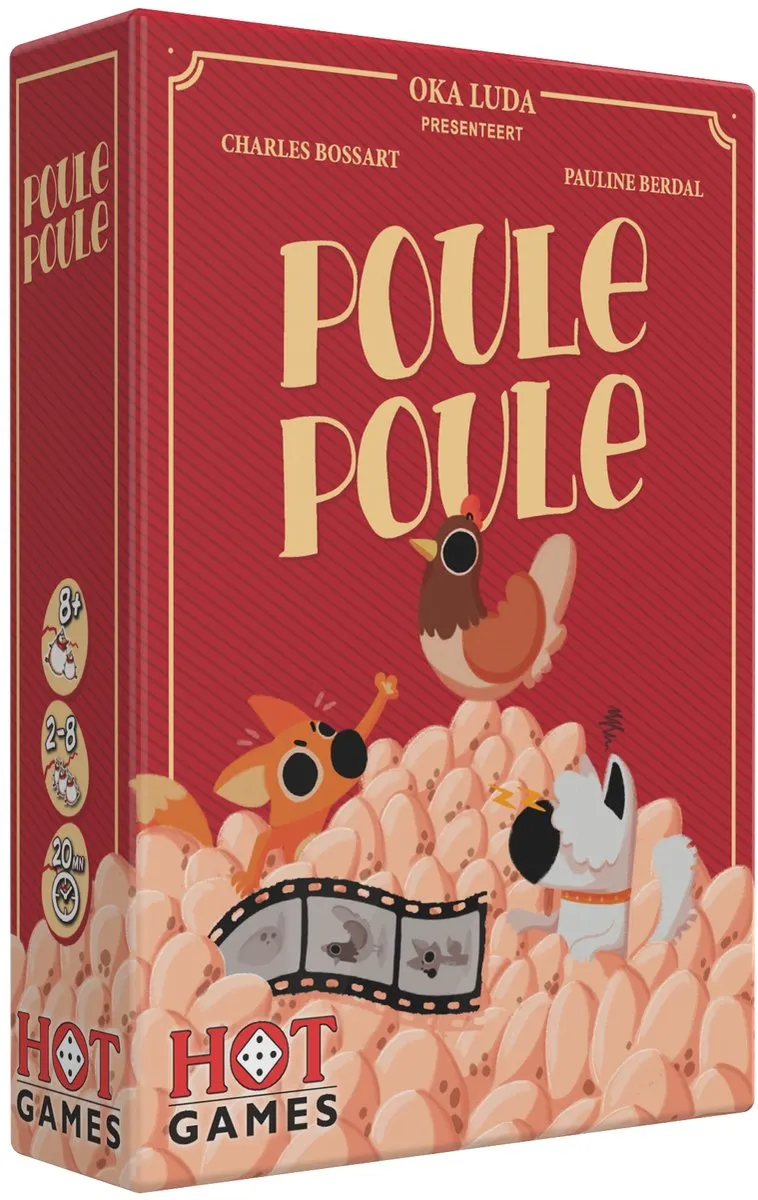 HOT Games Poule Poule Kaartspel 791302 - 2-8 Spelers