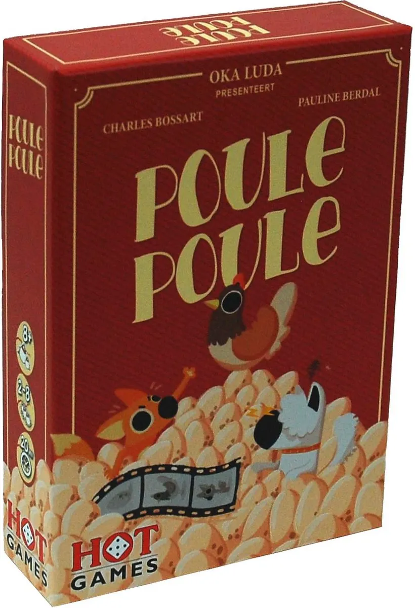 HOT Games Poule Poule Kaartspel 791302 - 2-8 Spelers