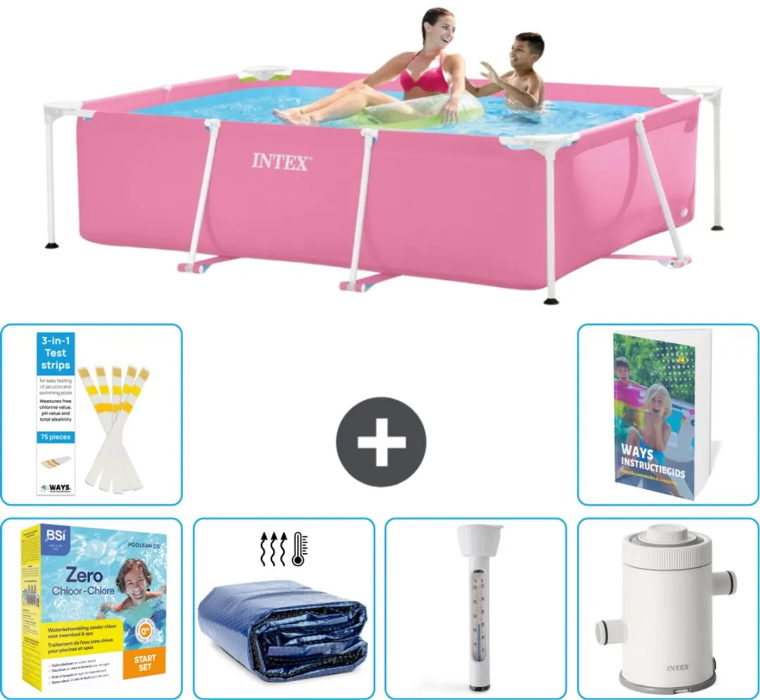 Intex Frame Zwembad 220x150x60cm Roze