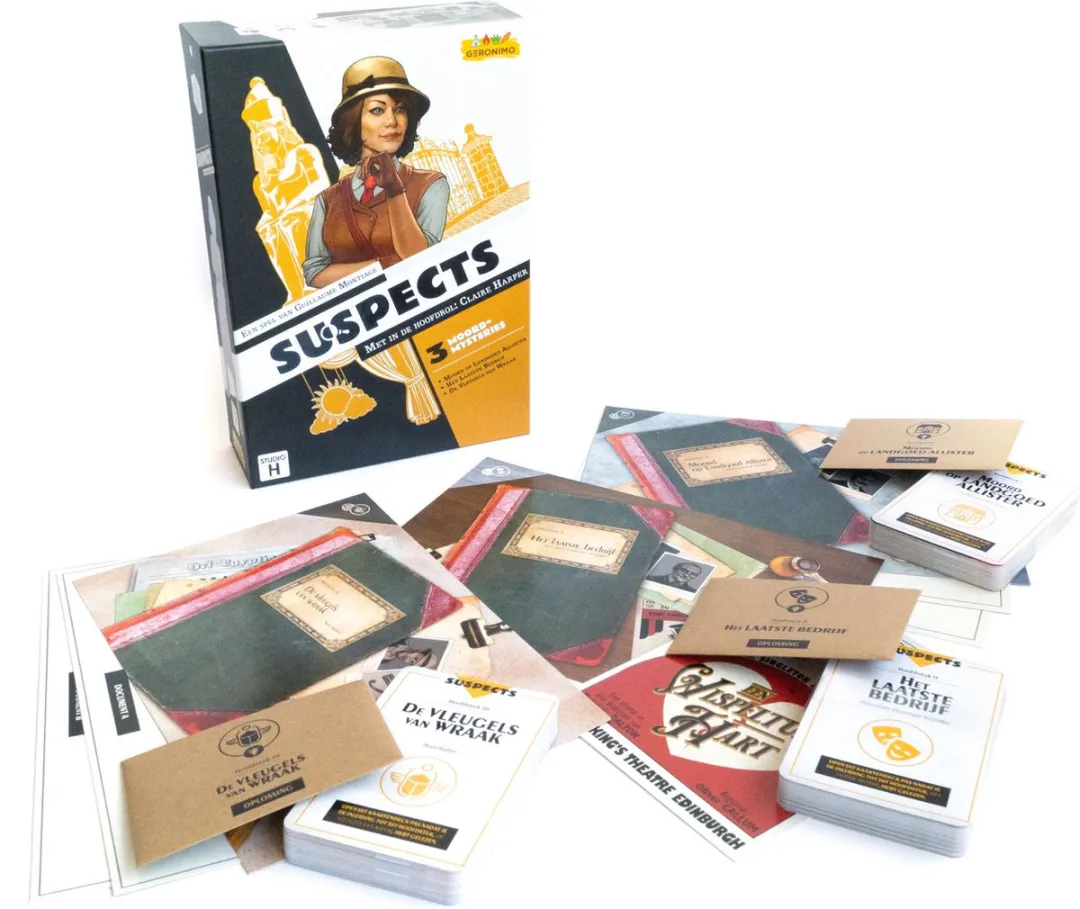 Geronimo Games Suspects Detectivespel 01606 - 1-6 Spelers