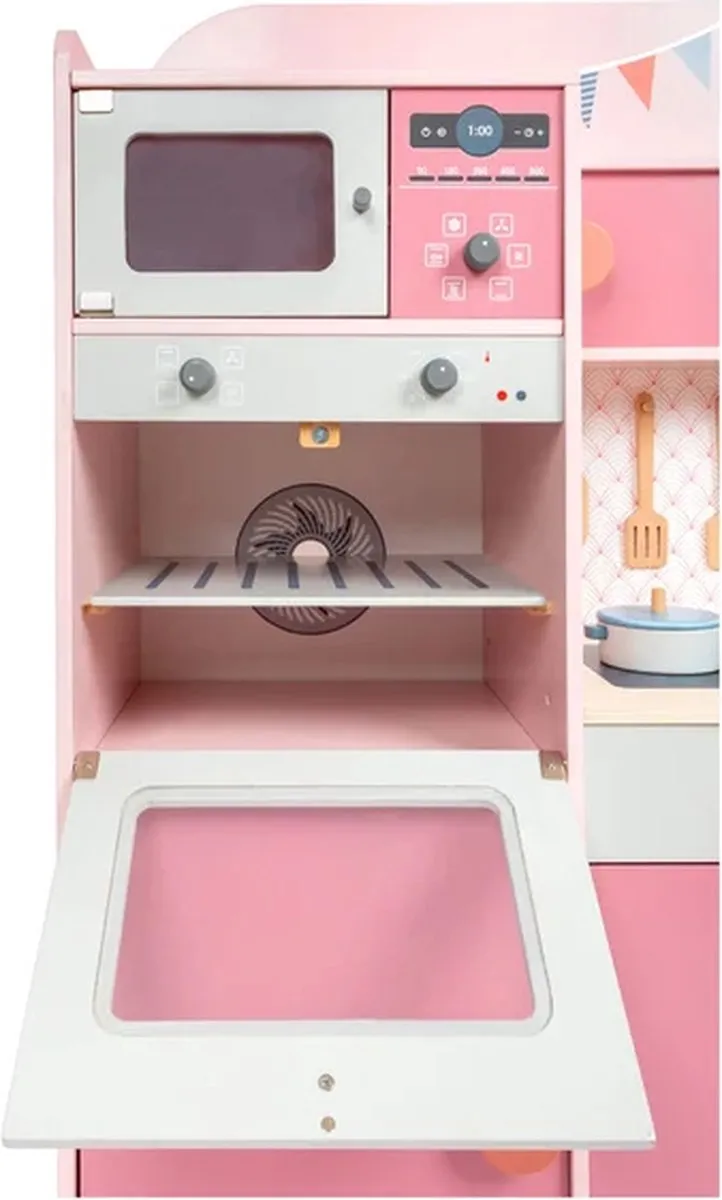 Small Foot Houten Speelkeuken Gourmet Roze - 12-delig