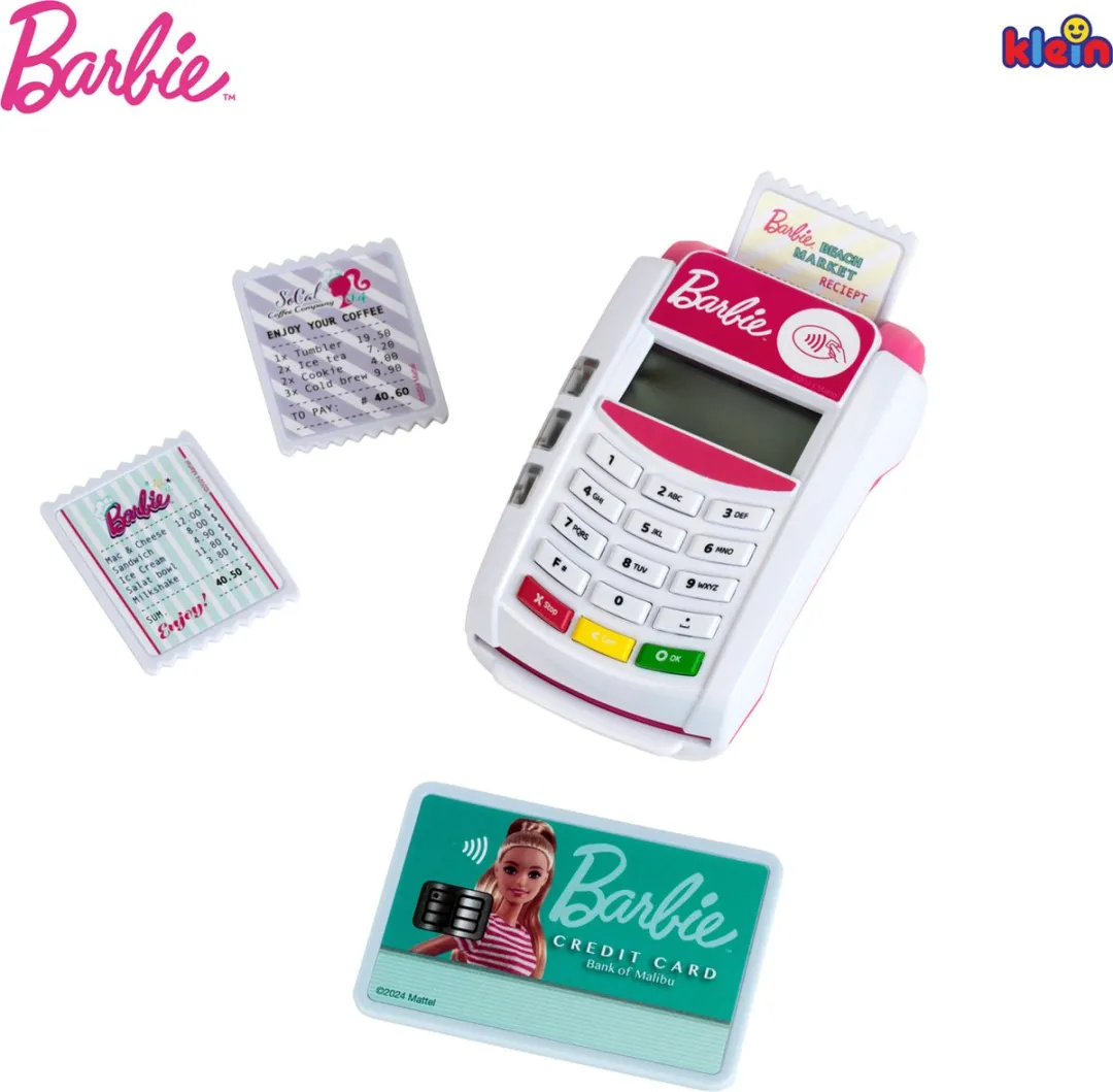 Klein Toys Barbie Betaalterminal - Multicolor - afbeelding 5 van 5
