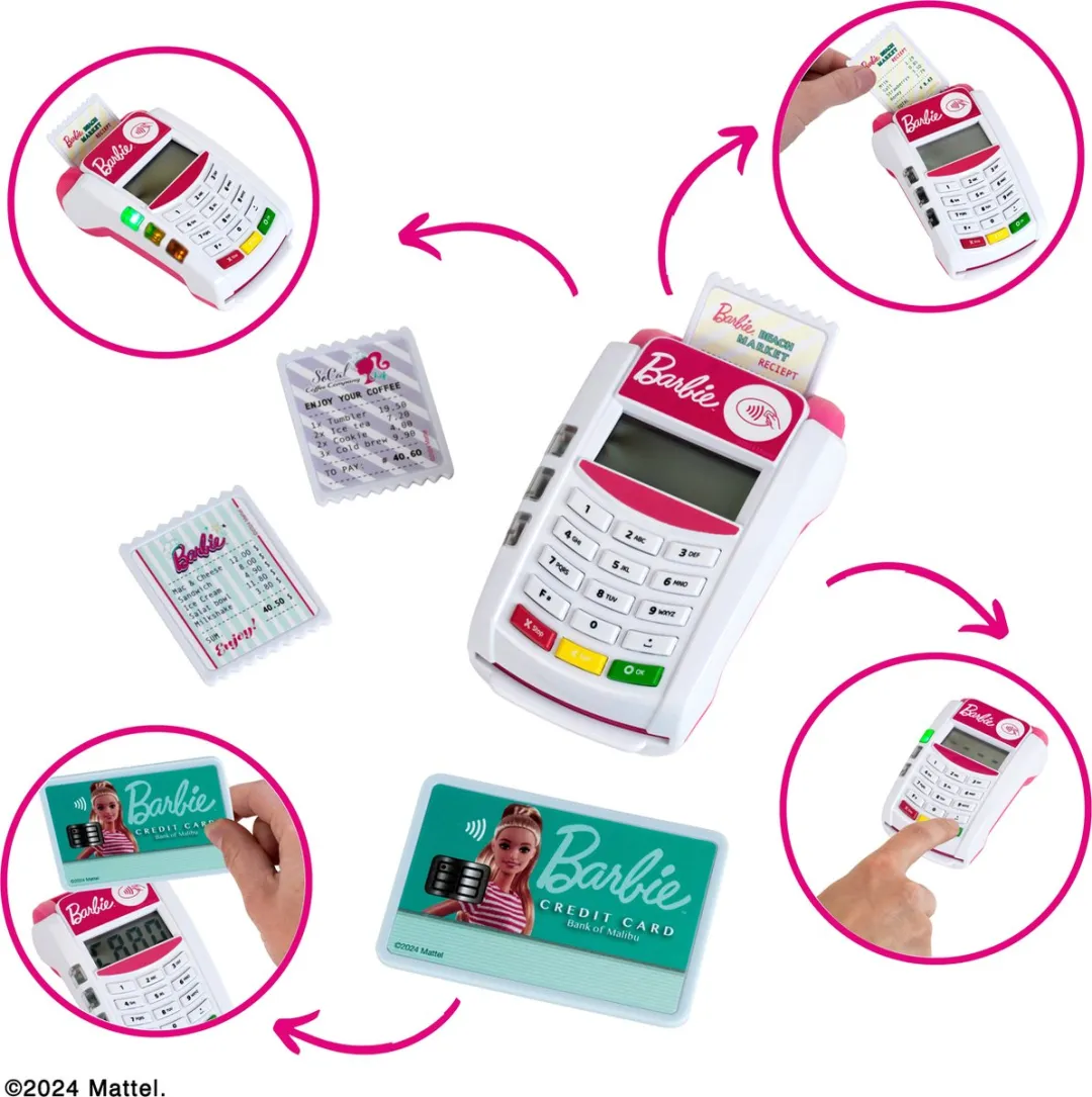 Klein Toys Barbie Betaalterminal - Multicolor - afbeelding 3 van 5