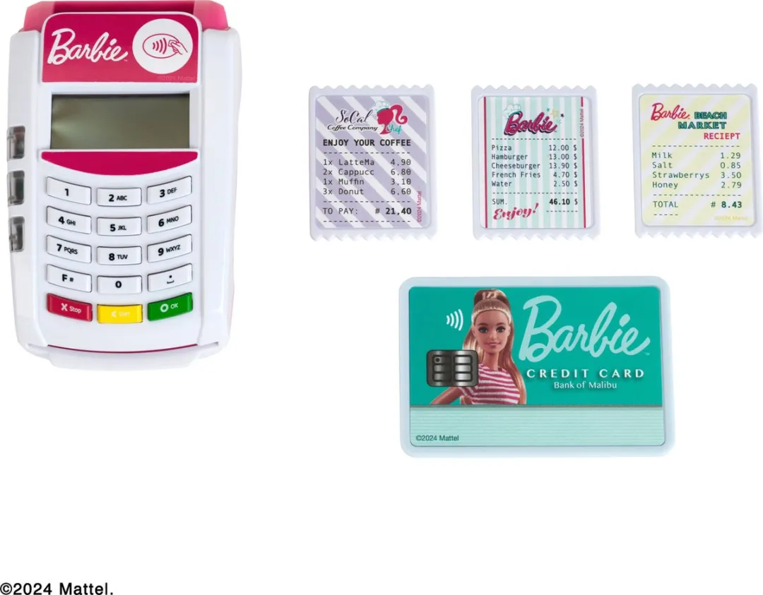 Klein Toys Barbie Betaalterminal - Multicolor - afbeelding 4 van 5
