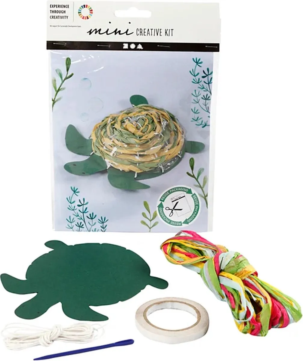 Creativ Company Mini Creative Kit Schildpad - Multicolor
