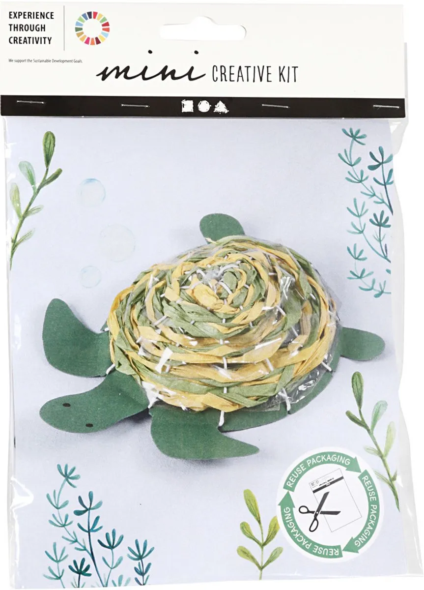 Creativ Company Mini Creative Kit Schildpad - Multicolor