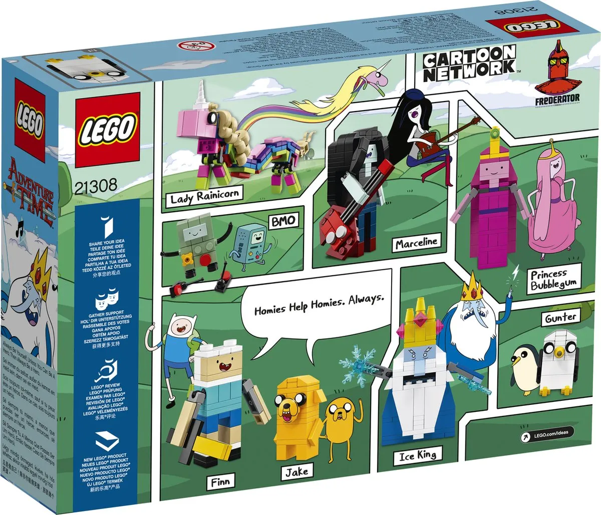 LEGO Ideas Adventure Time 21308 - 496 Stukken - 8 Minifiguren