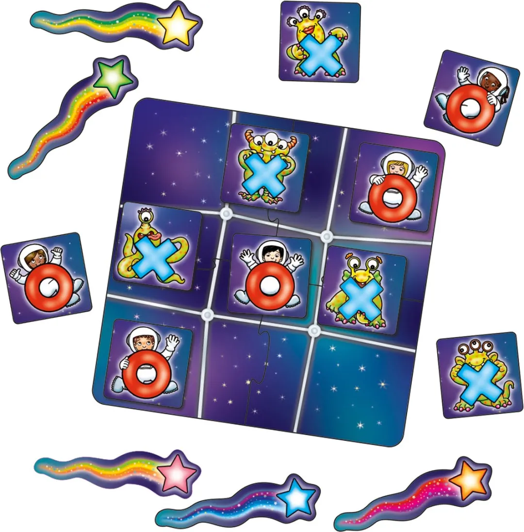 Orchard Toys Astronauts & Crosses Mini Game 374 - 2 Spelers